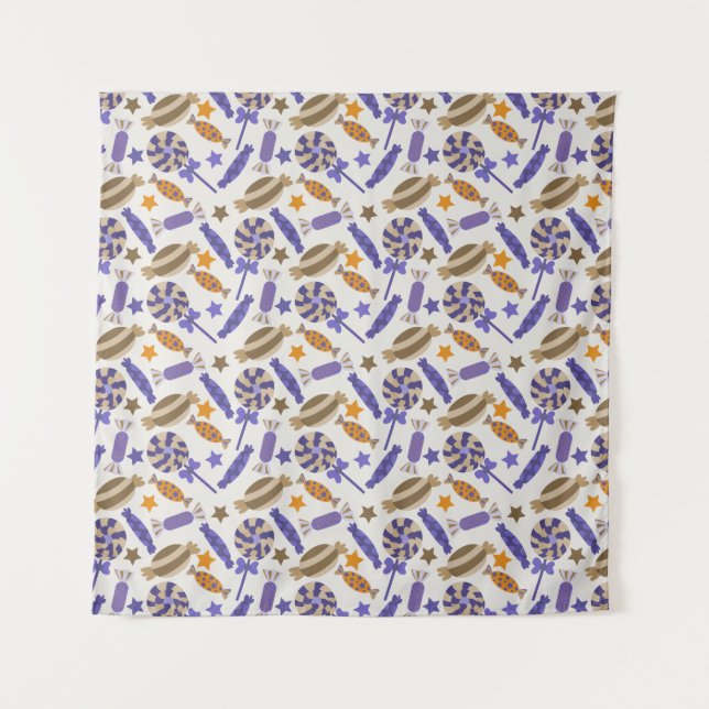 Candy pattern | Lollies pattern | lollipop 57 Tapestry (Front)