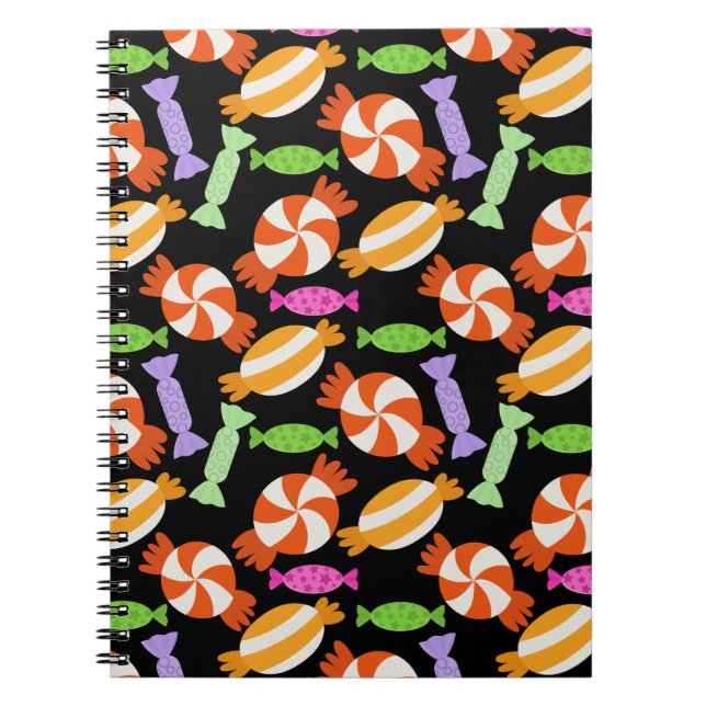 Candy pattern | Lollies pattern | lollipop 59 Notebook (Front)