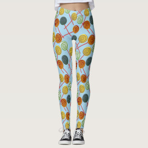 Candy pattern Lollies pattern lollipop 5 Leggings