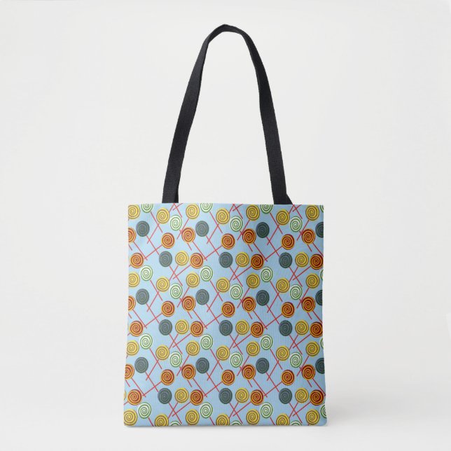 Candy pattern | Lollies pattern | lollipop 5 Tote Bag (Front)
