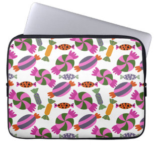 Candy pattern Lollies pattern lollipop 6 Laptop Sleeve