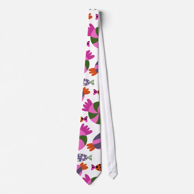 Candy pattern | Lollies pattern | lollipop 6 Tie (Front)