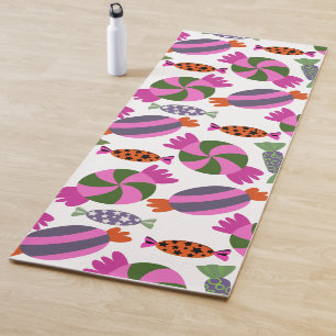Candy pattern Lollies pattern lollipop 6 Yoga Mat