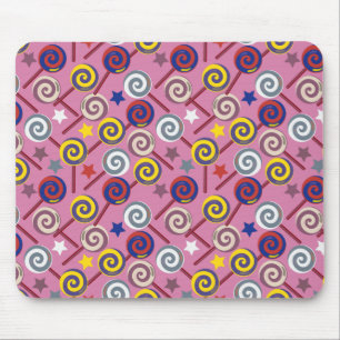 Candy pattern Lollies pattern lollipop 7 Mouse Pad