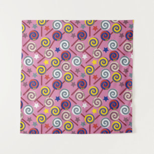 Candy pattern Lollies pattern lollipop 7 Tapestry