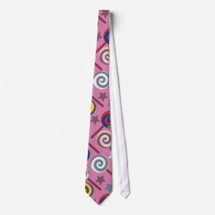 Candy pattern   Lollies pattern   lollipop 7 Tie