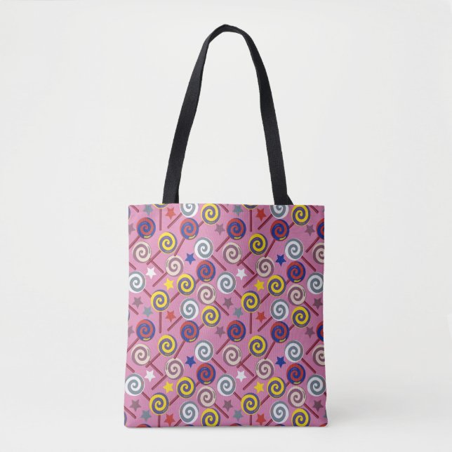 Candy pattern | Lollies pattern | lollipop 7 Tote Bag (Front)