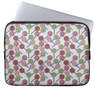 Candy pattern   Lollies pattern   lollipop 8 Laptop Sleeve