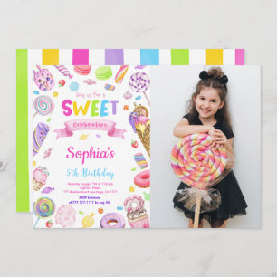 Candy Photo Invitation