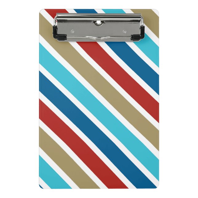 Candy pin Strip-Christmas Contemporary Mini Clipboard (Front)