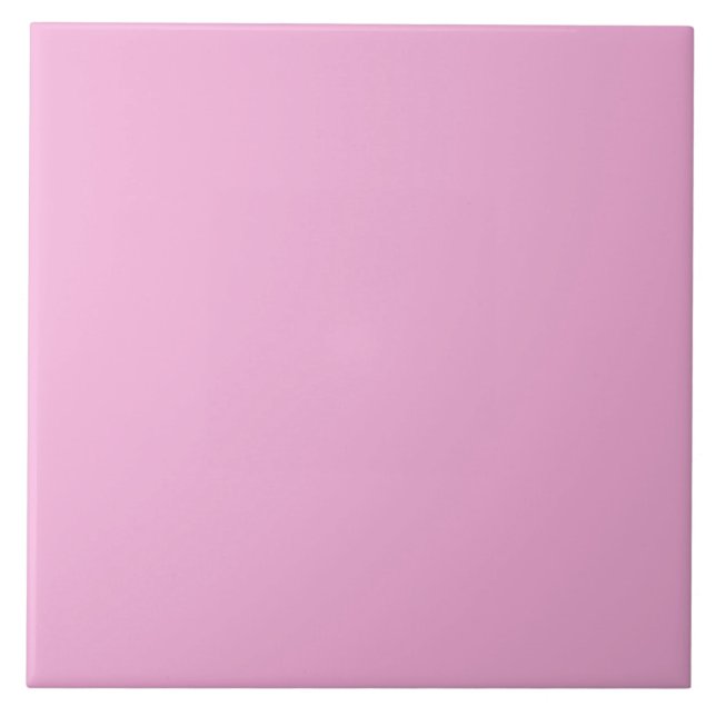 Candy Pink Ceramic Tile. Tile (Front)