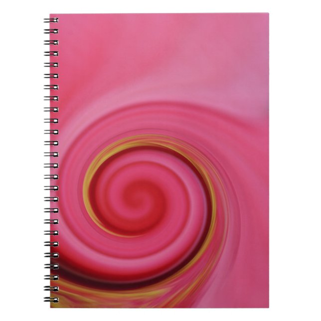 candy pink notebook (Front)