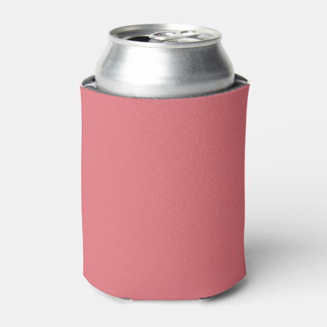 Candy pink (solid colour)  can cooler (Can Front)