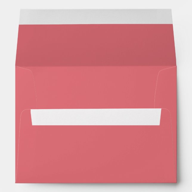 Candy pink (solid colour)  envelope (Back (Bottom))