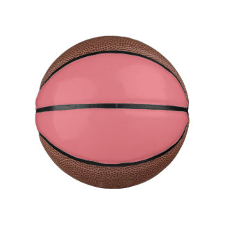 Candy pink (solid colour)  mini basketball
