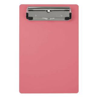 Candy pink (solid colour)  mini clipboard