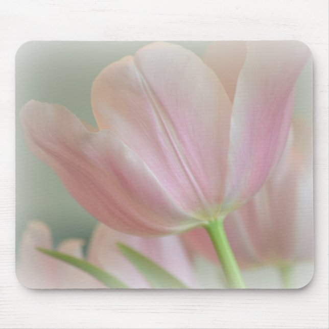 Candy Pink Tulip Mouse Pad (Front)