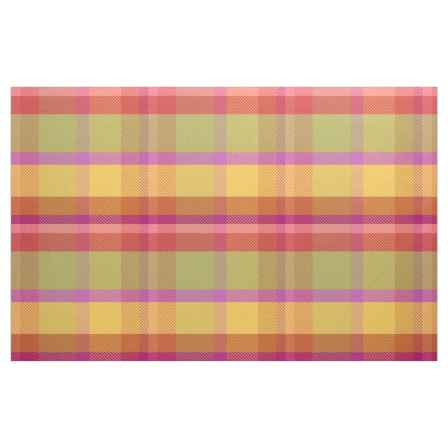 Candy Plaid CBHOG Fabric (Fat Quarter)