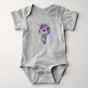 Candy Pop Unicorn Baby Bodysuit