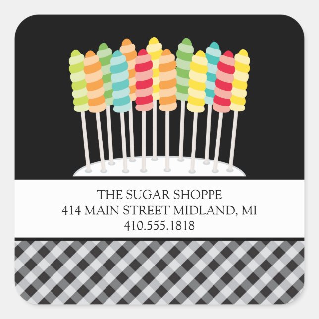 Candy Product Label Stickers (Front)