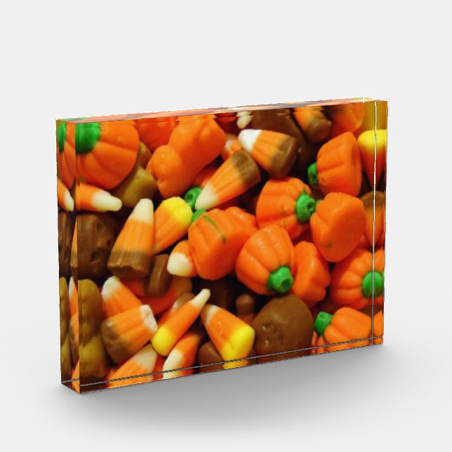 candy pumpkins candy corn photo block (Left)