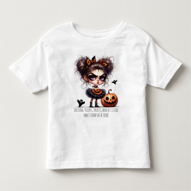 Candy Queen – Fierce, Fanged & Full of Sass Toddler T-Shirt (Front)
