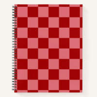 Candy Red and Candy Pink Chequerboard