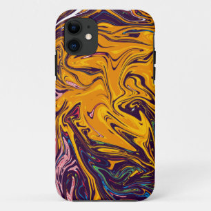 Candy River Best Abstract Painting iPhone 11 Case