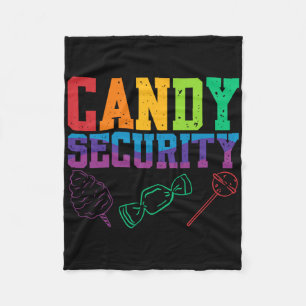 Candy Security Candyland Halloween Costume Kids Te Fleece Blanket