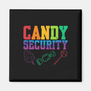 Candy Security Candyland Halloween Costume Kids Te Magnet