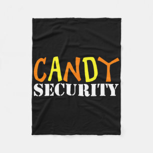 Candy Security Easy Halloween Costume For Lazy Adu Fleece Blanket