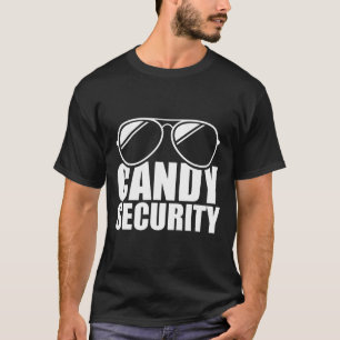 Candy Security Funny Easy Halloween Costume Adult T-Shirt