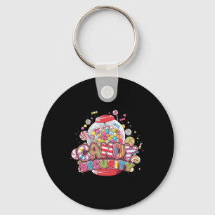 Candy Security Funny Halloween Costume Boys Girls  Key Ring