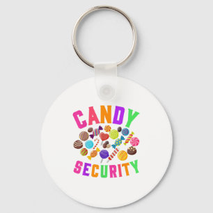 Candy Security Funny Halloween Party Costume Boys  Key Ring
