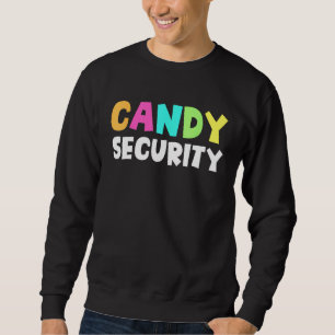Candy Security Halloween Costume 1 Sweatshirt