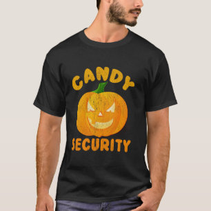 Candy Security Halloween Funny T-Shirt
