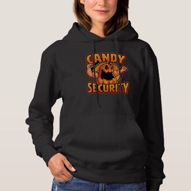 Candy Security Mum Dad Parent Halloween 2 Hoodie (Front)