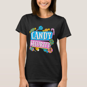 Candy Security Party Organiser Sweets Bodyguard Su T-Shirt