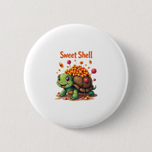 Candy Shell Turtle 6 Cm Round Badge