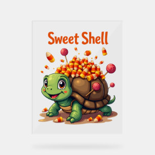Candy Shell Turtle Acrylic Sign