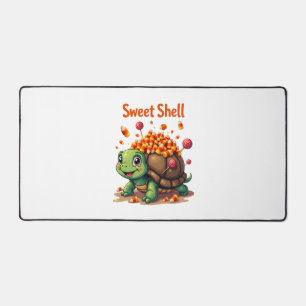 Candy Shell Turtle Desk Mat
