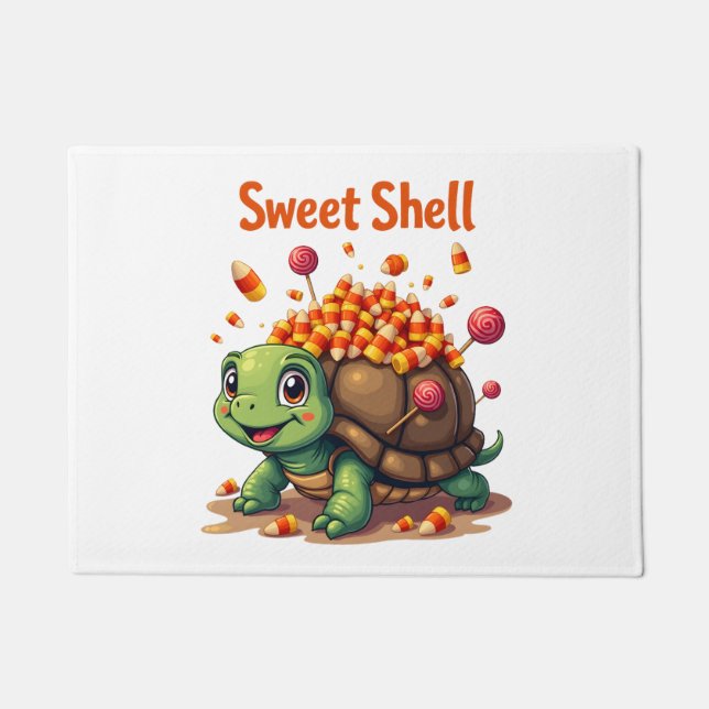 Candy Shell Turtle Doormat (Front)