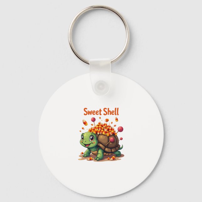 Candy Shell Turtle Key Ring (Front)