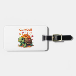 Candy Shell Turtle Luggage Tag