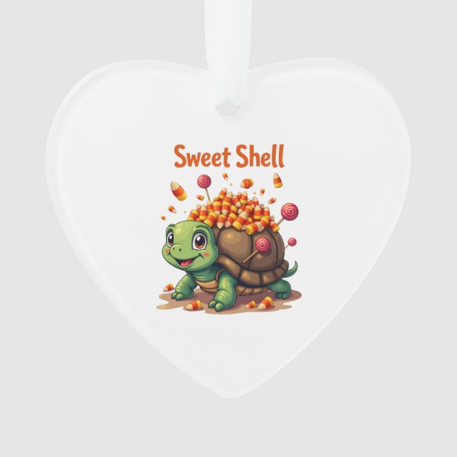 Candy Shell Turtle Ornament (Front)