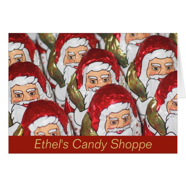 Candy Shop Christmas Card (Front Horizontal)