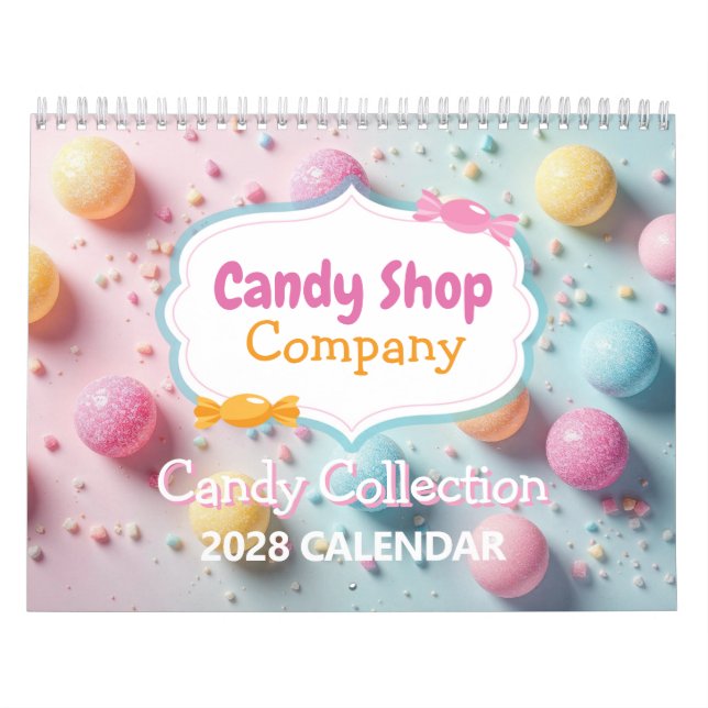 Candy Shop Collection  Calendar (Cover)