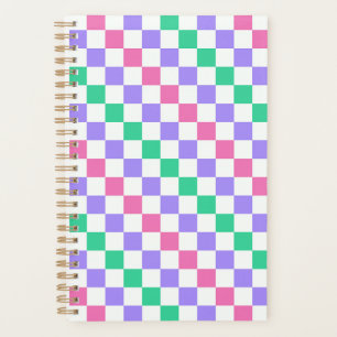 Candy shop diagonal checkerboard pattern planner