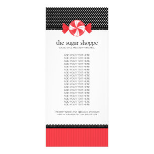 Candy Shop Product Rack Cards