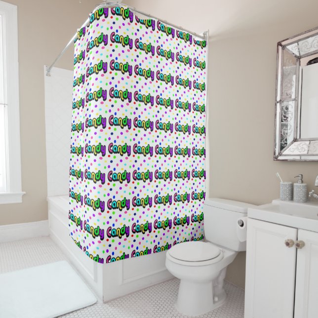 Candy-shower curtain (In Situ)